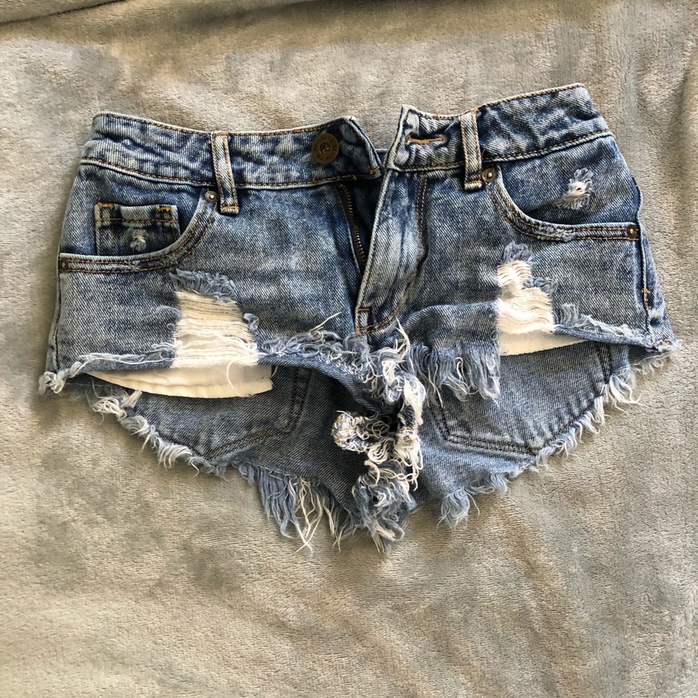 Jean shorts